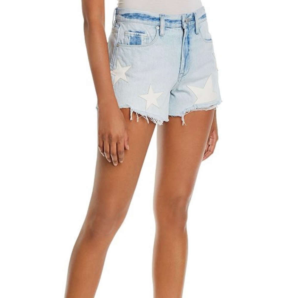 NWOT BLANKNYC Star Appliqué Denim Shorts
